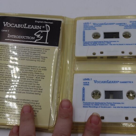 Learn German Cassette Tapes Language Learning Tapes - Picture 2 of 6